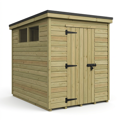 7 x 9 Security Pent Shed - view 2