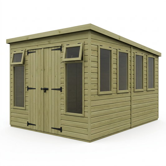 20 x 9 Pent Summer House - Pent Summer House