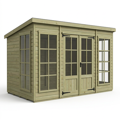 20 x 10 Pent Summer House - Pent Summer House