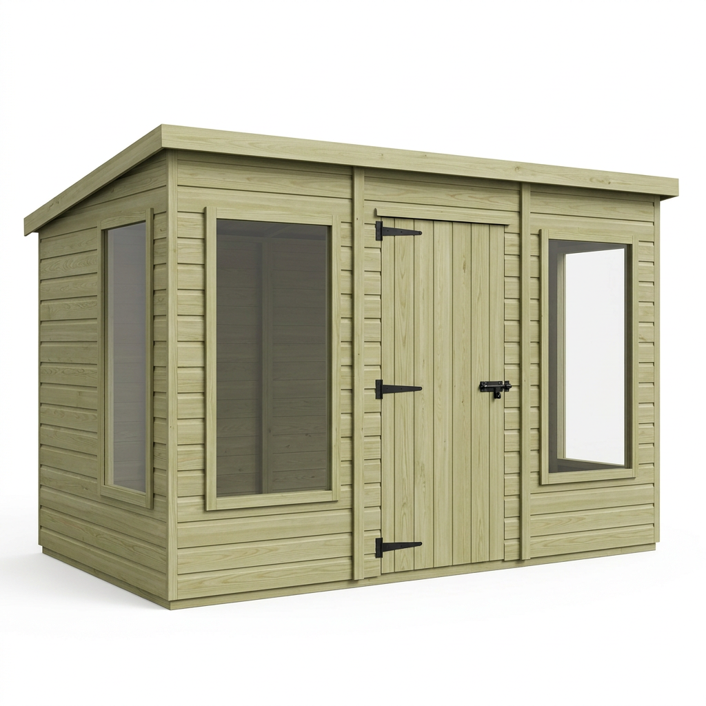 15 x 9 Pent Summer House - Pent Summer House