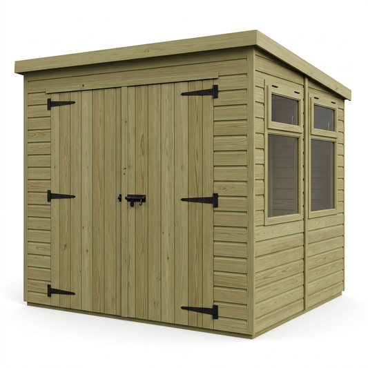 19 x 9 Pent Summer House - view 2