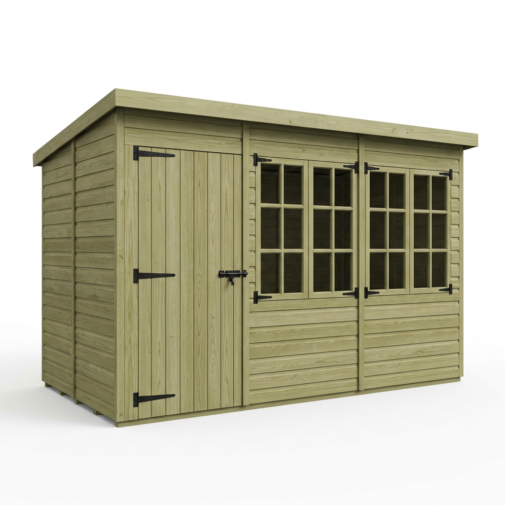 19 x 10 Pent Summer House - Pent Summer House
