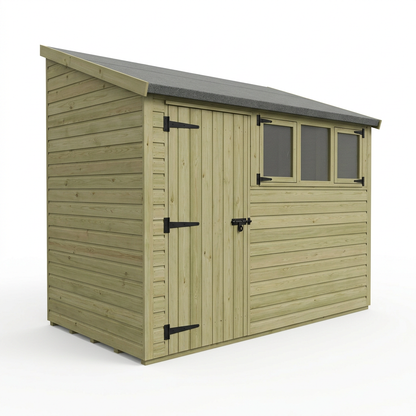 4 x 10 Security Pent Shed - Security Pent Shed