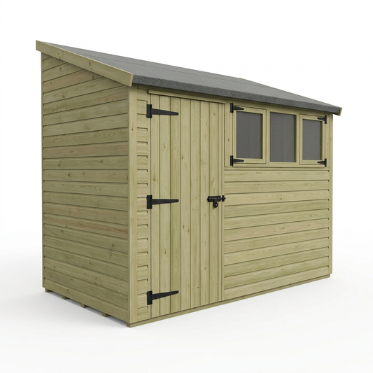 4 x 10 Security Pent Shed - Security Pent Shed