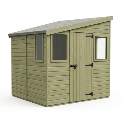 6 x 9 Security Pent Shed - view 2