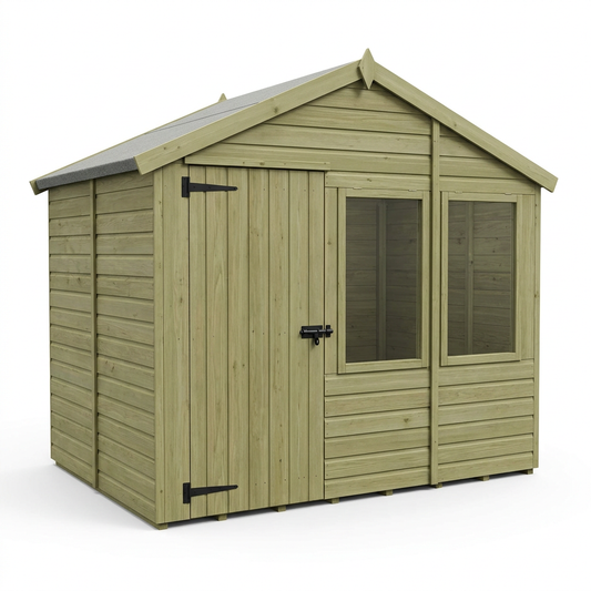 7 x 10 Apex Security Shed - view 2