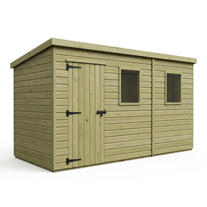 4 x 9 Security Pent Shed - view 2