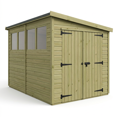 17 x 9 Security Pent Shed - view 2