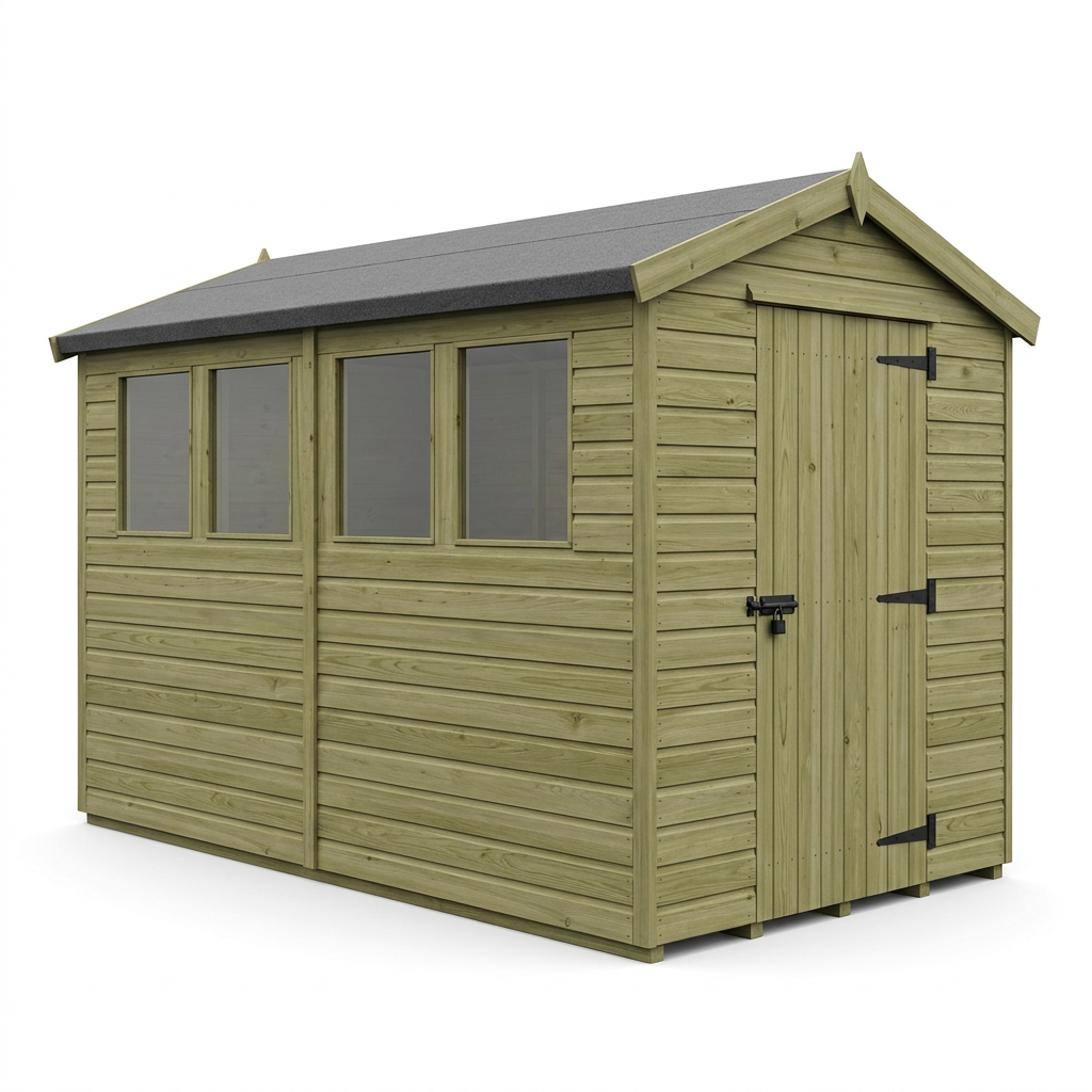 19 x 9 Security Pent Shed - view 2