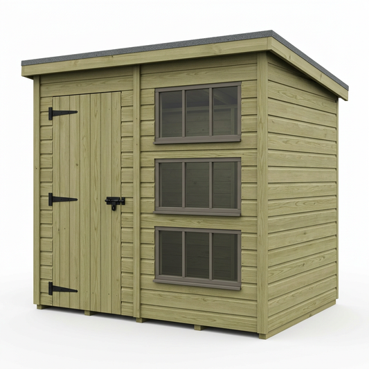 19 x 10 Security Pent Shed - Security Pent Shed