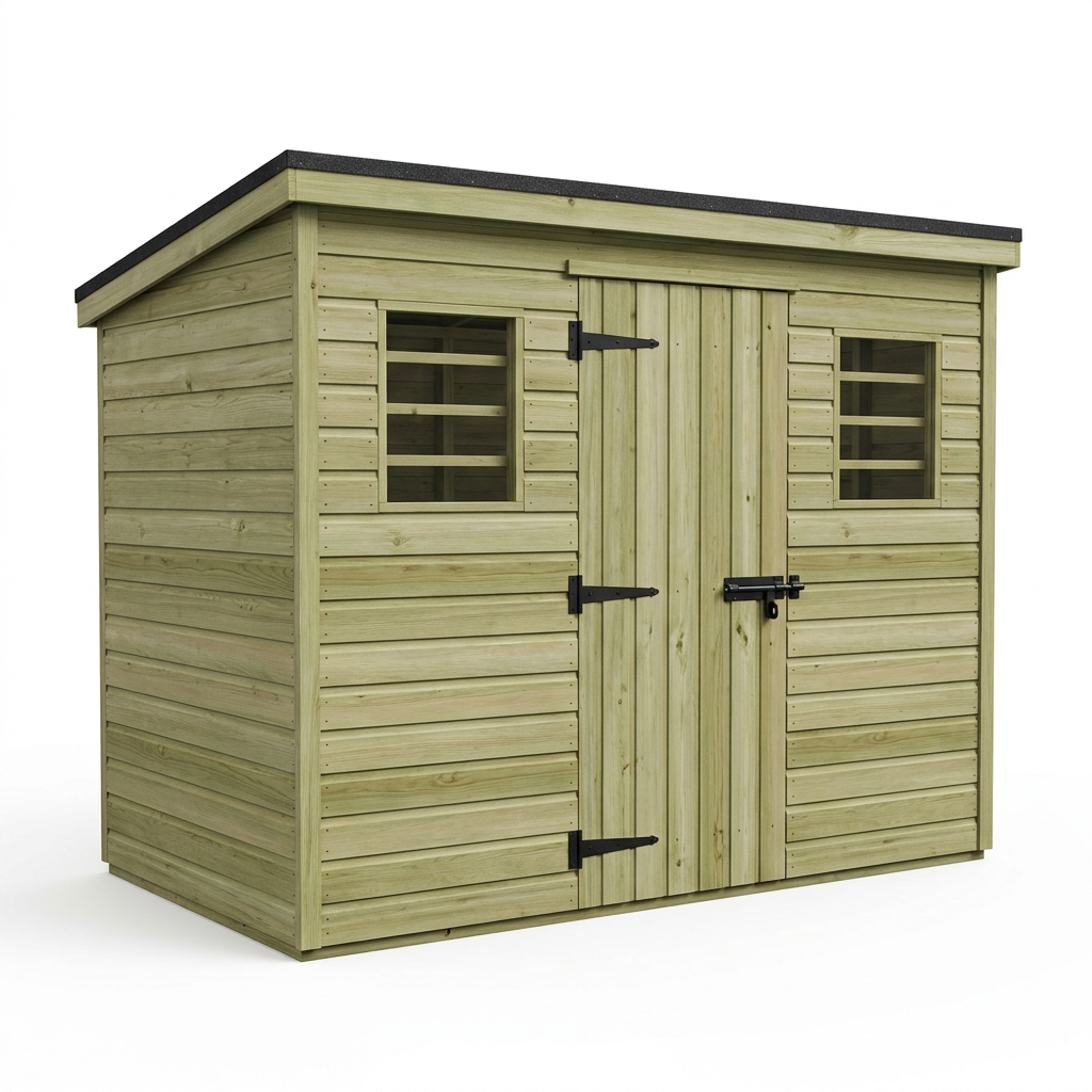 20 x 10 Security Pent Shed - Security Pent Shed