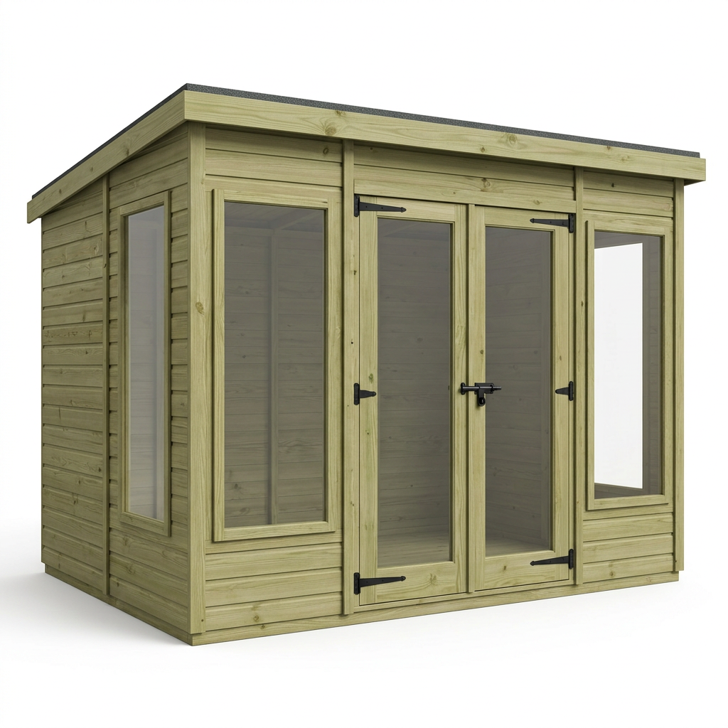 14 x 9 Pent Summer House - view 2