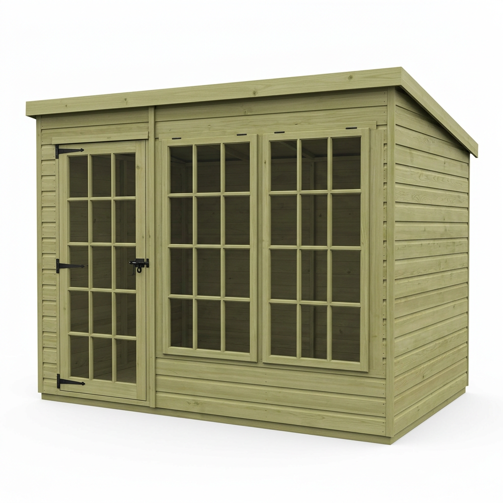 16 x 9 Pent Summer House - Pent Summer House