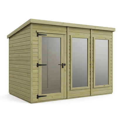 14 x 10 Pent Summer House - view 2