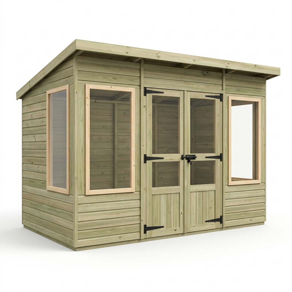 18 x 9 Pent Summer House - Pent Summer House