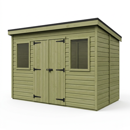 4 x 10 Pent Summer House - view 2