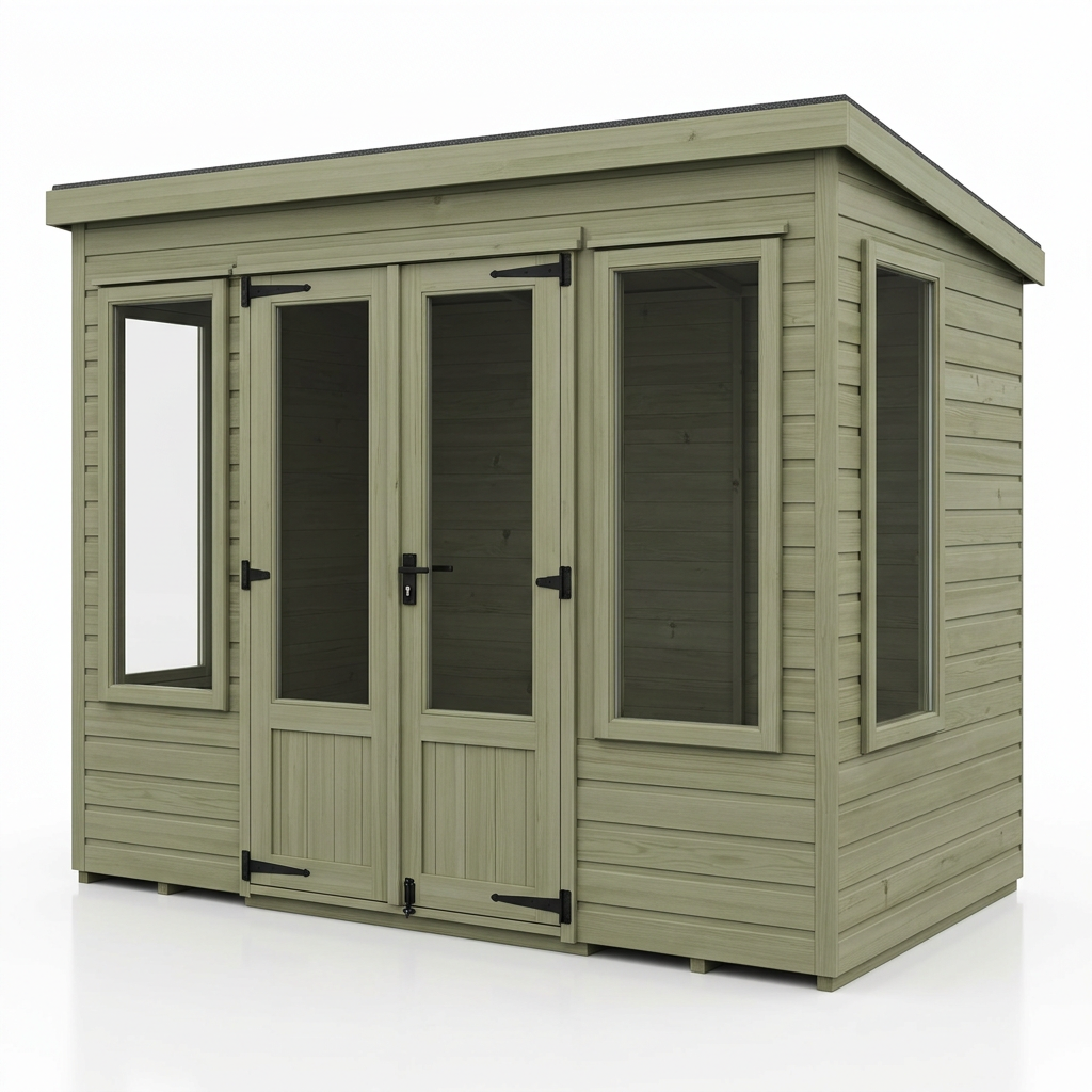 18 x 10 Pent Summer House - Pent Summer House