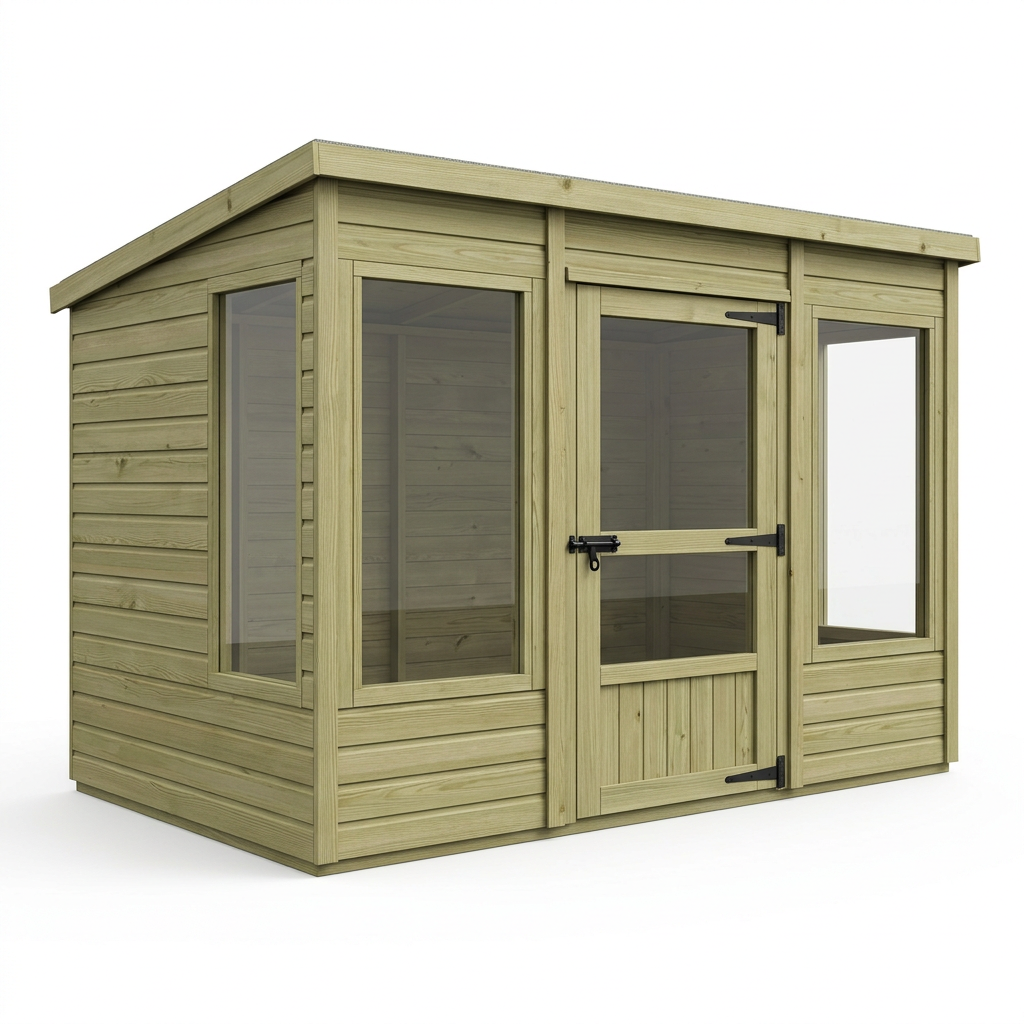 4 x 9 Pent Summer House - Pent Summer House
