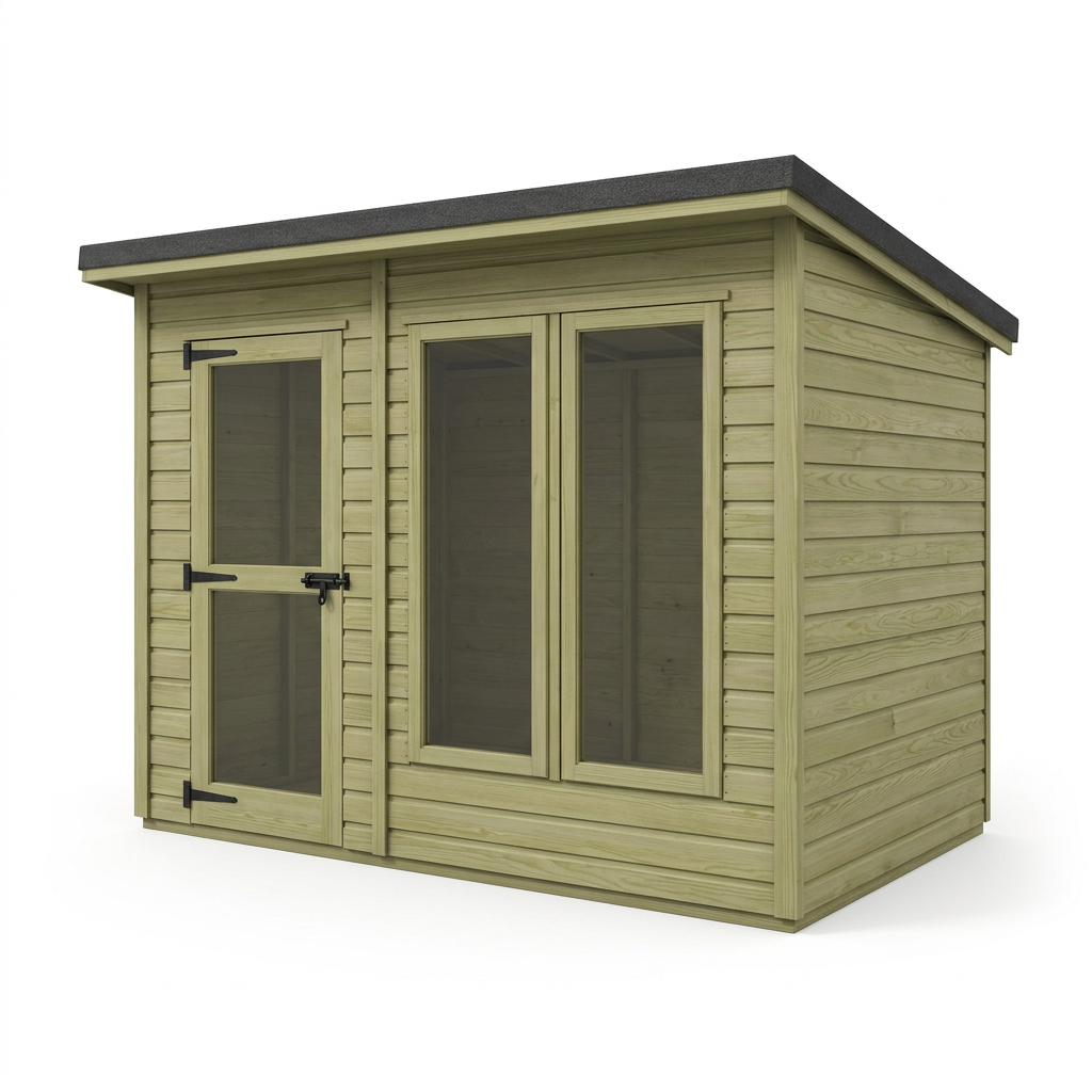 5 x 9 Pent Summer House - Pent Summer House