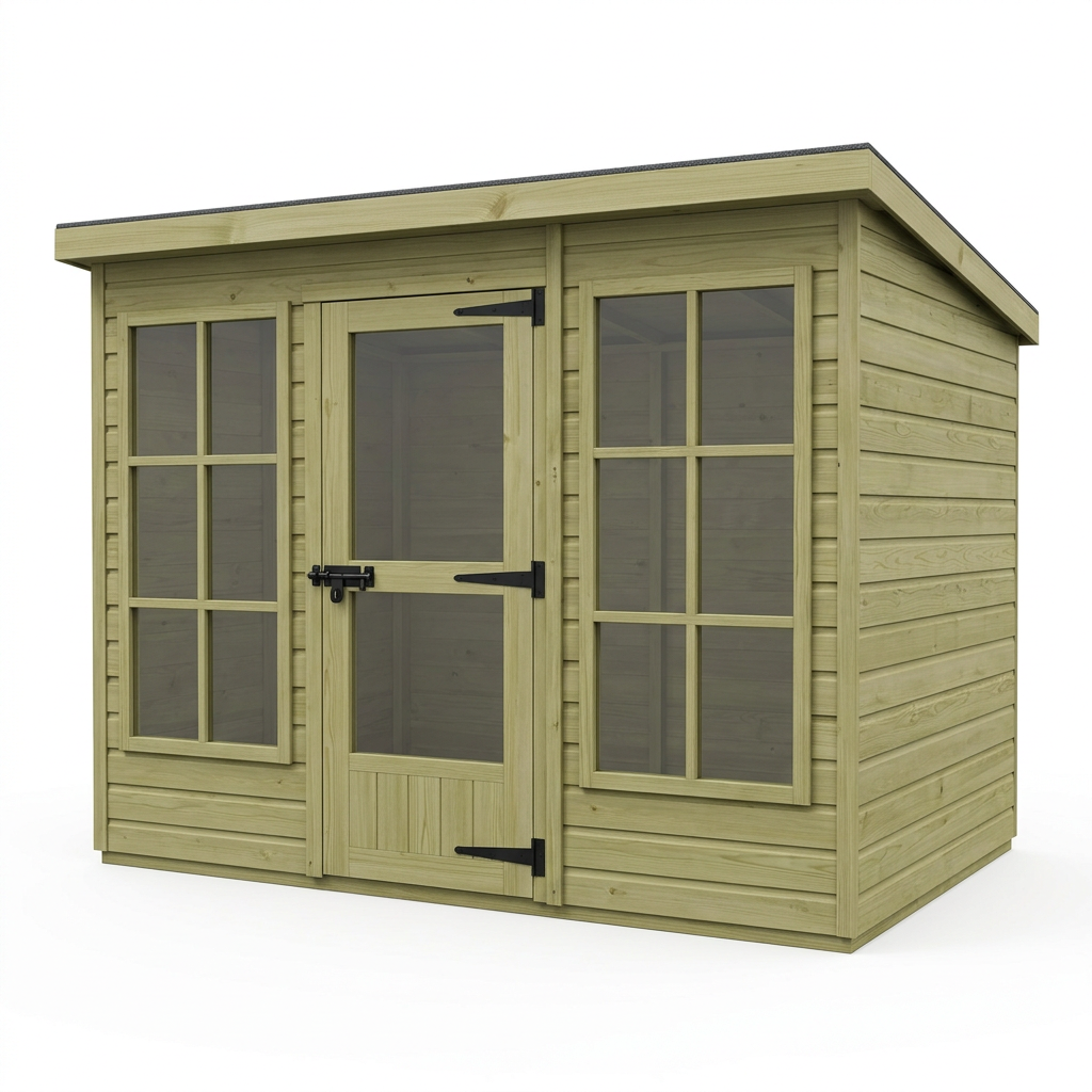 6 x 9 Pent Summer House - Pent Summer House