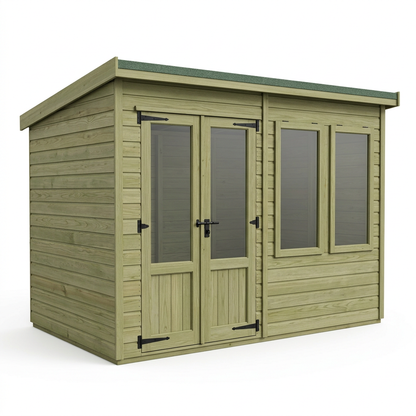 6 x 10 Pent Summer House - view 2