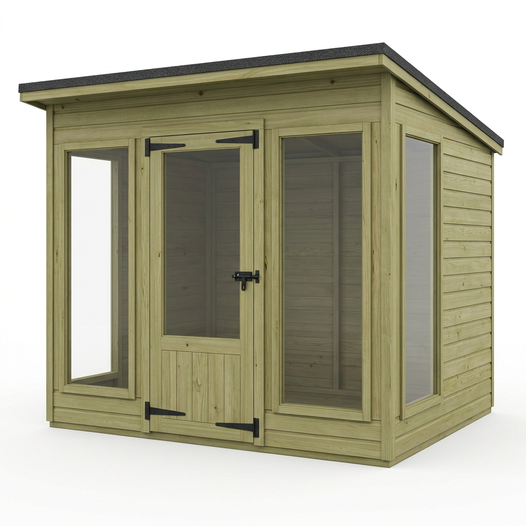 7 x 9 Pent Summer House - Pent Summer House