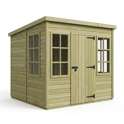 9 x 8 Pent Summer House - view 2