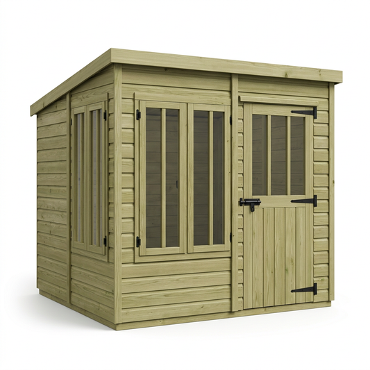 9 x 9 Pent Summer House - Pent Summer House