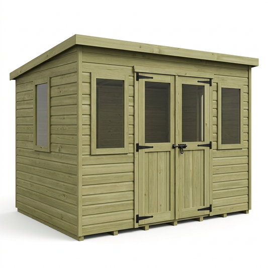 13 x 10 Pent Summer House - view 2
