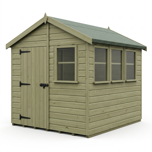 8 x 10 Apex Security Shed - Security Apex Shed