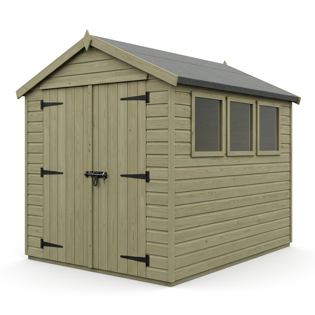 6 x 10 Apex Security Shed - Security Apex Shed