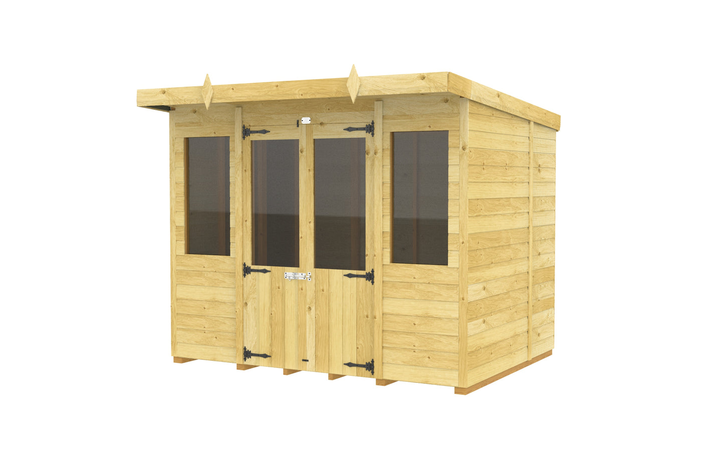8 x 6 Pent Summer House - view 3