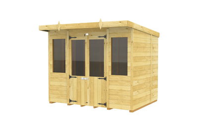 8 x 6 Pent Summer House - view 3