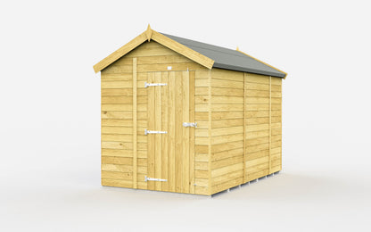 6 x 10 Apex Shed (Single Door, No Windows) - view 3